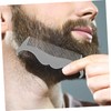 Beavorty Stainless Steel Beard Comb for Precision Grooming Ergonomic Design