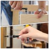 wirepool Double-Headed L-Shaped Socket Wrench Extension Handle Screwdriver 1/4'' Hex