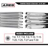 ARES 44000-10-Piece Tamper-Proof Folding Star Key Set - Sizes Include