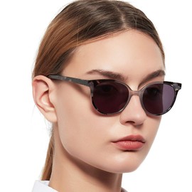 OCCI CHIARI Reader Sunglasses Women UV Protection Outdoor Reader Glasses 0.5 0.75 1.0 1.25 1.5 1.75 2.0 2.25 2.5 2.75 3.0 3.25 3.5 3.75 4.0 (Gray,50),Not Bifocals