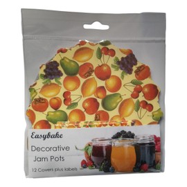 10 Fruit Jam Pot Covers & Labels