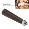 Coffee Portafilter Handle Black Rosewood M10 Thread Professional Coffee Filter