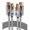Itramax 8K 60Hz DisplayPort Cable 15FT (2-Pack),DP 1.4 Male Ultra