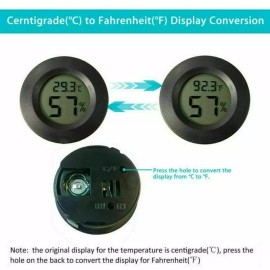 Unbranded 5Pcs Mini Hygrometer Thermometer Fahrenheit or Celsius Meter Digital LCD Monitor