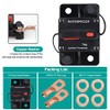 NC 70 Amp Circuit Breaker,with Manual Reset,Waterproof, 12V-48V DC, 30-312A,for