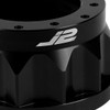 J2 Engineering J2-HUB-OT48-BK 2" 6-Bolt Aluminum Steering Wheel Hub Adapter