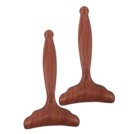 Beavorty 2pcs Ergonomic Fan Shaped Facial Massager for Home Travel and Spa Gentle Scrapers for Eye Care Neck Relaxation and Daily Skin Routine