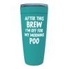 Coffee Lovers Mint Edition Viking Tumbler 20oz - after brew