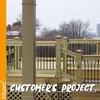 Myard 32 Inches Classic Hollow Round Iron Deck Balusters Furniture