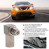 Oxygen Sensor Converter, 90° Car Oxygen Sensor Spacer CEL Bung