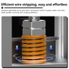 MOTRAIN Manual Wire Stripper Machine, Aluminum Alloy Wire Peeler Machine,