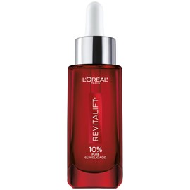 Pure Glycolic Acid Face Serum By L’Oreal Paris Skin Care I Revitalift Derm Intensives 10% Glycolic Acid Serum I Dark Spot Corrector To Even Tone & Reduce Wrinkles I 1.0 Oz
