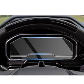 CDEFG 2022 2023 Silverado Screen Protector for 2023 Chevy Silverado Pickup Truck Instrument Cluster Screen Protector Foils Display Screen Protective Film Tempered Glass Anti Scratch 2022 2023 Silverado Truck Accessories (2PCS Instrument Cluster)