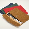 PATIKIL PU Leather A4 File Folder, Document Holder Filing Organizer