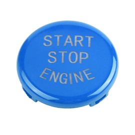 Ignition Switch Cover for Car Engine, One Key Start Button for E-Disc Bottom (Blue (E-Chassis))