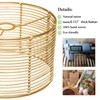 Rattan Lamp Shade E27/E14/E26/E12 Base boho Lamp Cover replacement, Lampshade