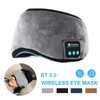BT5.0 Sleep Headphone Mask, Wireless Music Headphones Sleeping Masks Light