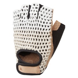 Altura Crochet Mitts - Cream/Tan - L