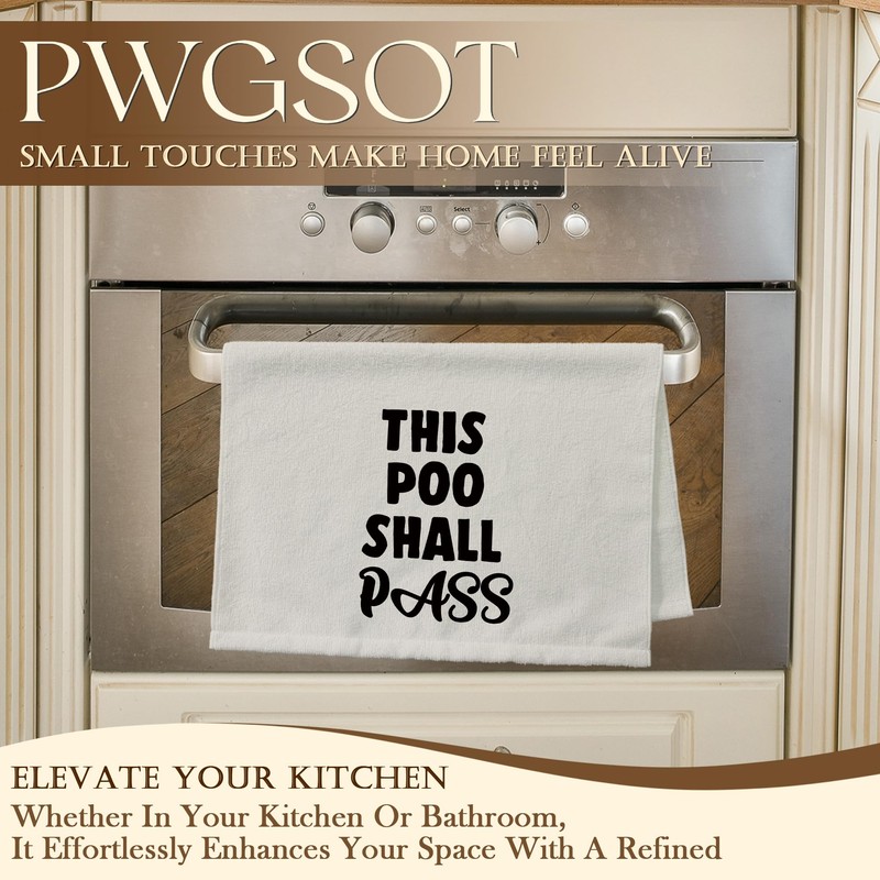 Funny Bathroom Decorative Hand Towels 16x24in