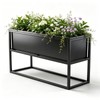 Small Raised Garden Bed with Legs Large Planters 2.45×1.35×0.66ft