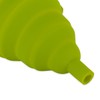 RSVP International Silicone Funnel Collapsible, Dishwasher Safe, 5.25x4.25x5.75" Fully Extended,