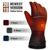 Heated Gloves 3 Heating Level Electric Gloves for Men Women