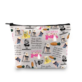 XYANFA Annie Bridesmaids Movie Makeup Bag Movie Fans Gifts Cosmetic Bag Bridesmaid Gift For Bride Sisters Bridal Party Wedding (Cotton, WELCOME TO GERMANY)