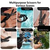6 in 1 Multi-function Trauma Shears with Strap Cutter and