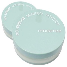 Innisfree 이니스프리 노세범 미네랄 파우더 5g 2개 Innisfree No-Sebum Mineral Powder 5g 2 pieces