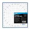 U.S. Art Supply 13.5" x 13.5" Rotary WHITE/BLUE High Contrast
