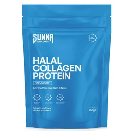 SUNNA SUPPLEMENTS - Halal Bovine Collagen Protein Powder for Hair Skin Nails and Joints - Type (I, III) Hydrolysed Premium Bovine Collagen Peptides for Women and Men | Gluten Free | Unflavoured