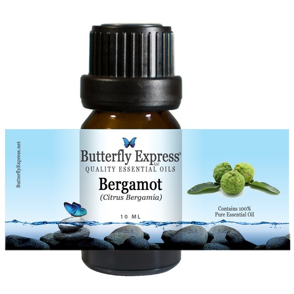 Bergamot Essential Oil 10ml - 100% Pure by Butterfly Express