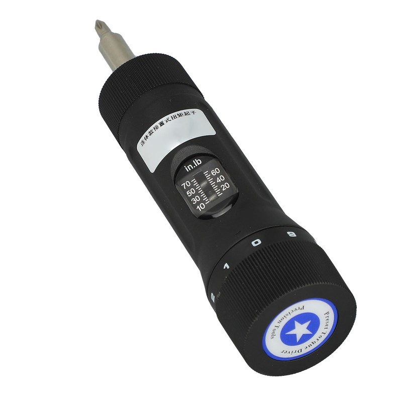 Screwdriver Torsion Wrench 10‑70in‑lb 1/4in Drive Adjustable Torsion Screwdriver