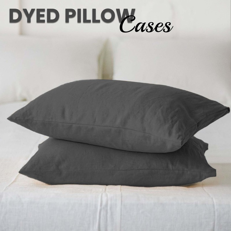 Imperial Rooms Pillow Cases 2 Pack Brushed Microfibre Pillow Covers
