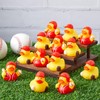 DEEKIN 48 Pcs Baseball Player Rubber Ducks 2 Inch Baseball