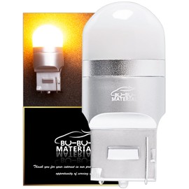 Bubu-Material T20 Pinch Different, Amber, Orange Turn Signal, LED, Illuminates Evenly, 12 V, Non-Polarity, Constant Current Circuit, 2 Pieces