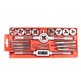 STEELMIGHT Tap Dice Set, Set of 20, Threading, Tool, Thread Correction, Tap Wrench, Storage Case