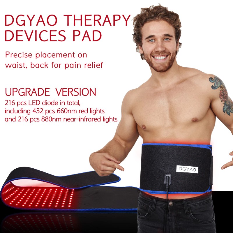 DGYAO Medical Grade Red Light Therapy Belt for Home Use