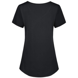 Kimmery V Neck T Shirts for Women Tops for Women Workout Tops for Women Athletic Tops for Women Summer Shirts Black M