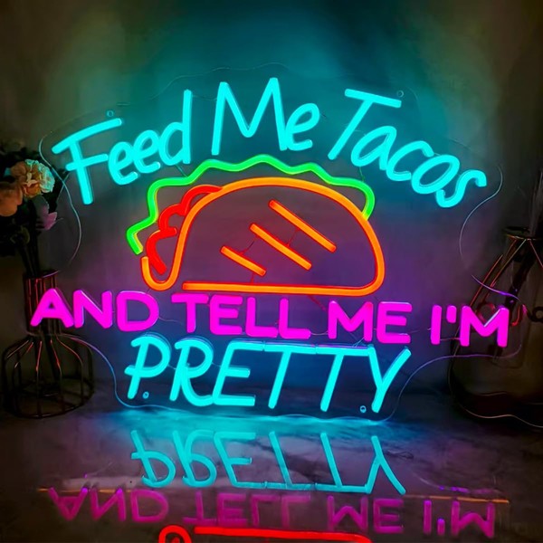 21x15 Inch Large Feed Me Tacos and Tell Me I'm