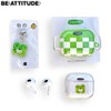 BE ATTITUDE Four Leaf Clover Airpod Case 1ea, Design Type#$%Keyring#$%Airpod Type:Checkerboard-No-Airpods 2nd