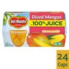DEL MONTE Diced Mango FRUIT CUP Snacks in 100% Fruit