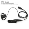Walkie Talkie Earphone D Shape Comfortable Universal Earpiece Fit for