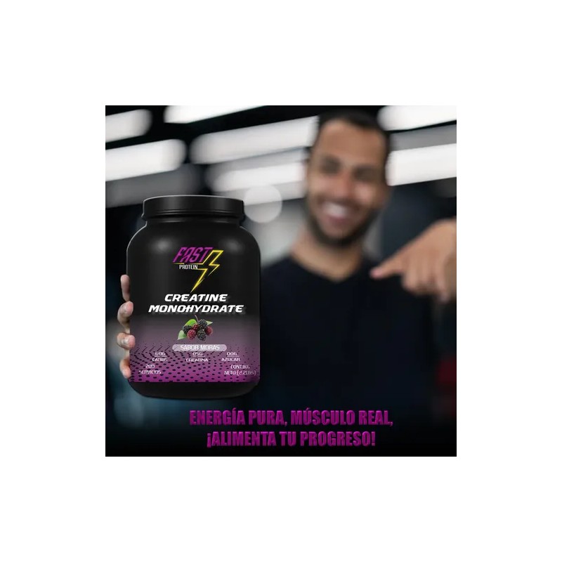 Creatina Monohidratada Fast Protein 1kg 200 Servicios Sabor