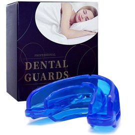 Anti Schnarch Schiene - Mundschutz Knirschschiene für nachts - KEIN BPA - wirksame Anti-Schnarch-Lösung für Männer und Frauen, um einen ruhigen Schlaf zurückzugewinnen - Blau