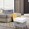 Yawinhe Collapsible Storage Bin Cube Organizer Basket, Fabric Storage Box