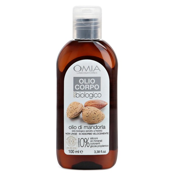 Organic Body Oil Olio Corpo Biologico All'Olio di Mandorla 100 ml
