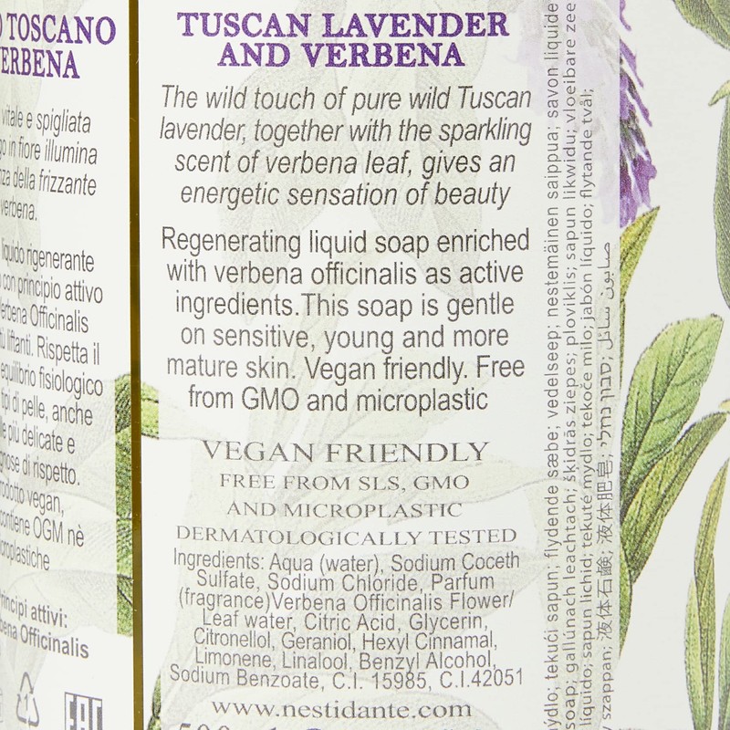 Nesti Dante Liquid Soap Lavender & Verbena 500 ml