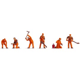 Noch 38012 Track Workers (6) Hobby Figure Set