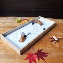 Mini Karesansui Kit (Garden Set) Japanese Garden, Zen Temple, Boxed Garden, Zen Buddhism, Zengarden Zen, Kyoto, Garden of Kyoto, Spiritual Unification